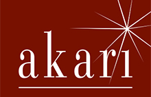 Logo of the Akari cosmetics brand